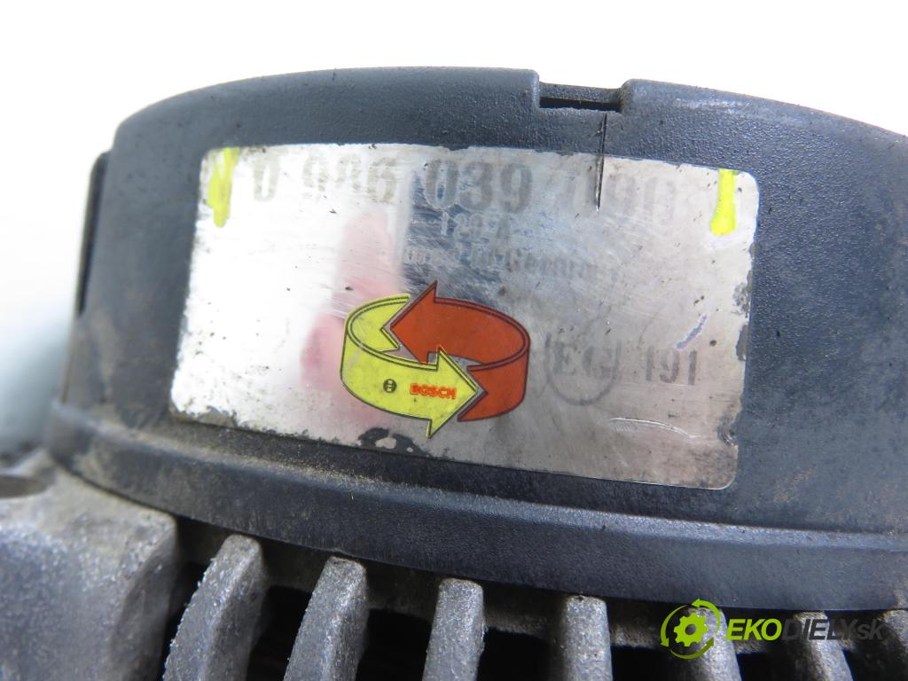 SEAT ALHAMBRA (7V8, 7V9) MINIVAN 1997 66,00 1.9 TDI 90 - AHU 1896,00 Alternátor 0986039090 (Alternátor)