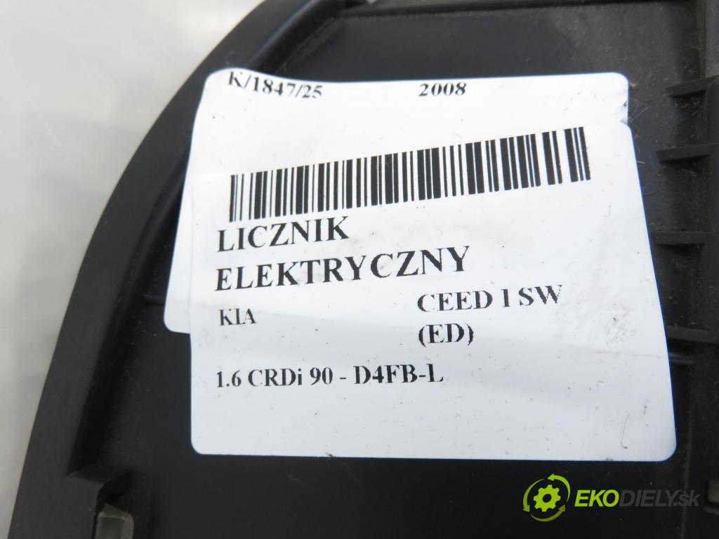 KIA CEE'D SW (ED) KOMBI 2008 66,00 1.6 CRDi 90 - D4FB-L 1582,00 Prístrojovka elektrický 940031H130