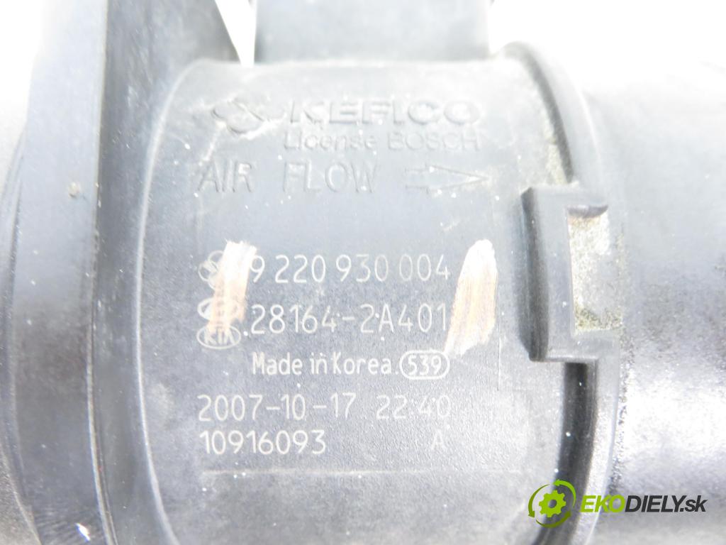 KIA CEE'D SW (ED) KOMBI 2008 66,00 1.6 CRDi 90 - D4FB-L 1582,00 váha vzduchu vzduchu 281642A401 ; 9220930004