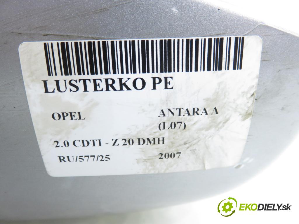 OPEL ANTARA A (L07) SUV 2007 110,00 2.0 CDTI 150 - Z 20 DMH 1991,00 Spätné zrkadlo 