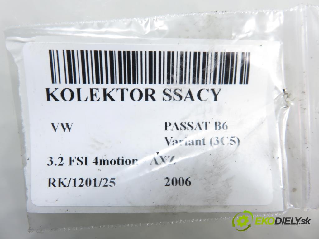 VW PASSAT B6 Variant (3C5) KOMBI 2006 184,00 3.2 FSI 4motion - AXZ 3168,00 Potrubie 03H133201D ; 03H133203D