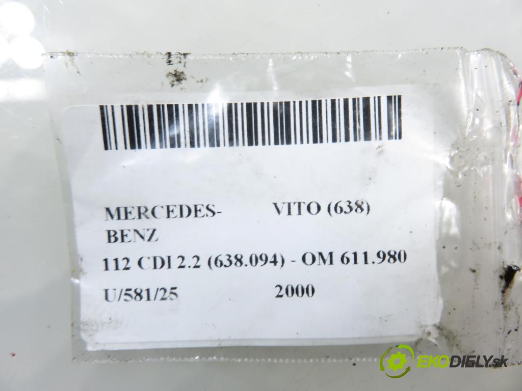 MERCEDES-BENZ VITO Skrzynia (638) FURGON 2000 90,00 112 CDI 2.2 (638.094) - OM 611.980 2151,00 pumpa vody elektrická 0018351364 ; 0392020026