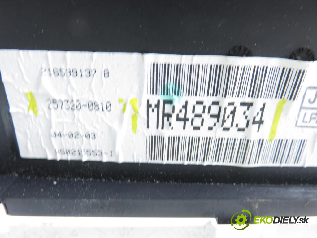 MITSUBISHI SPACE STAR nadwozie wielkoprzestrzenne (MPV) (DG_A) HB 2003 60,00 1.3 16V (DG1A) - 4G13 (16V) 1299,00 prístrojovka elektrický MR489034 ; 2573200810