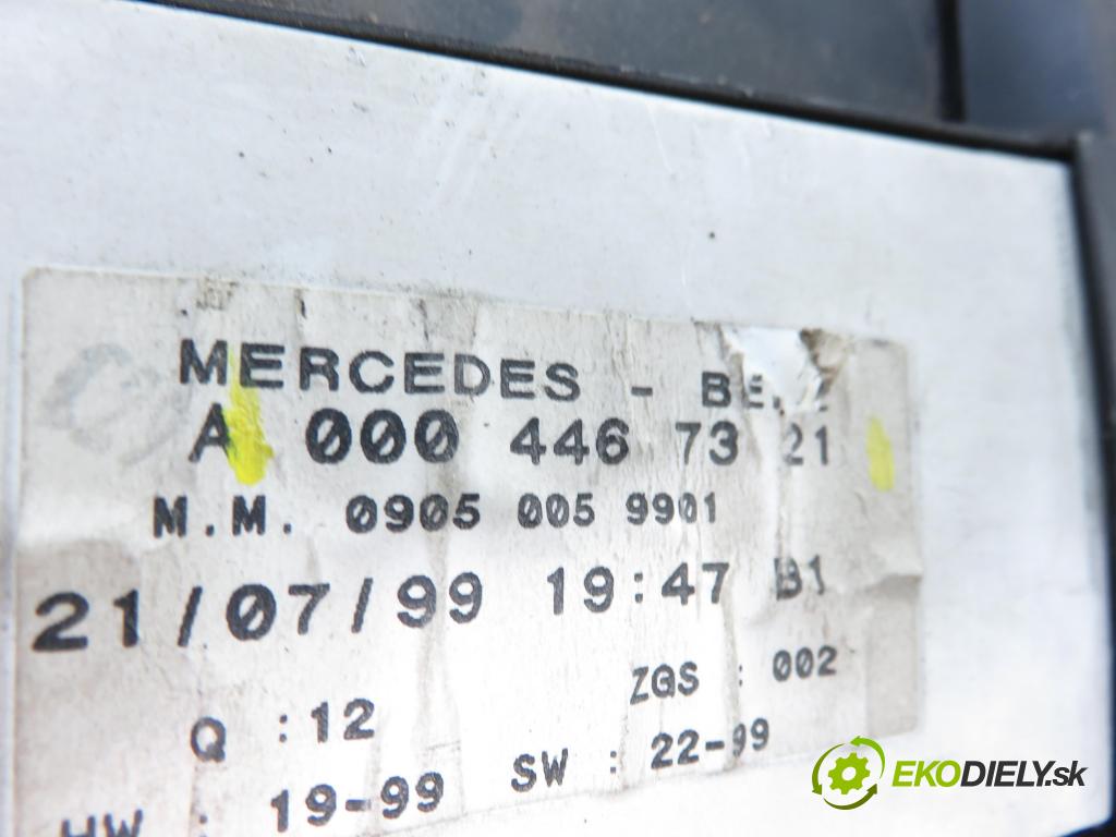 MERCEDES-BENZ VITO Skrzynia (638) FURGON 2000 90,00 112 CDI 2.2 (638.094) - OM 611.980 2151,00 Prístrojovka elektrický 0004467321