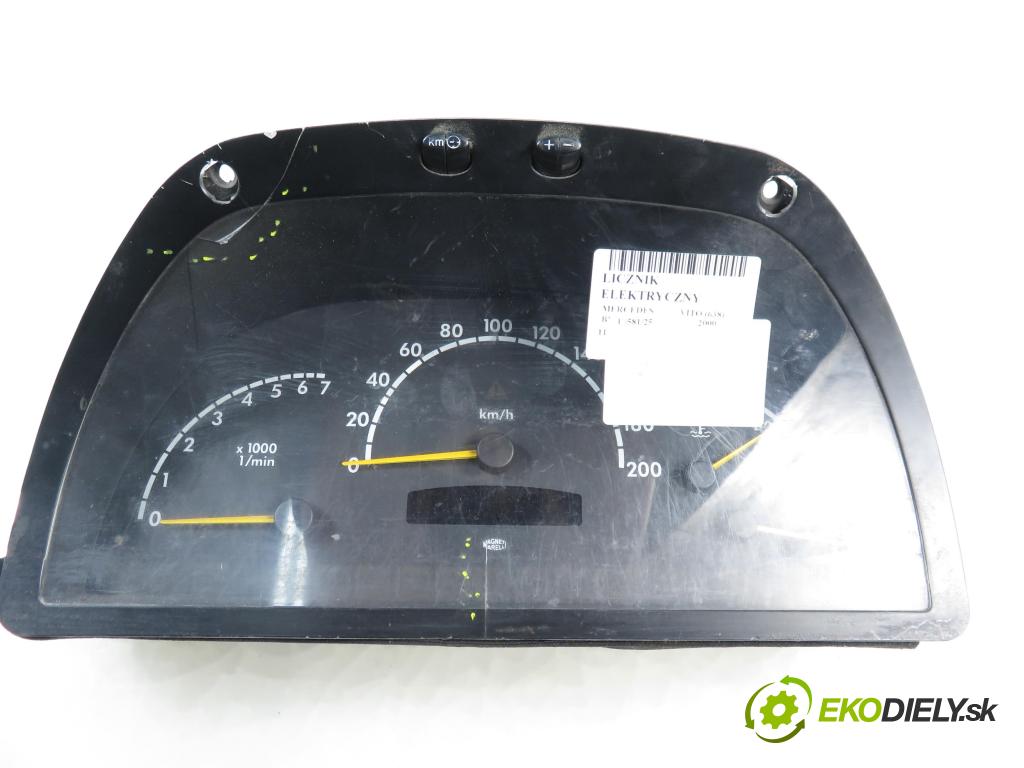 MERCEDES-BENZ VITO Skrzynia (638) FURGON 2000 90,00 112 CDI 2.2 (638.094) - OM 611.980 2151,00 Prístrojovka elektrický 0004467321