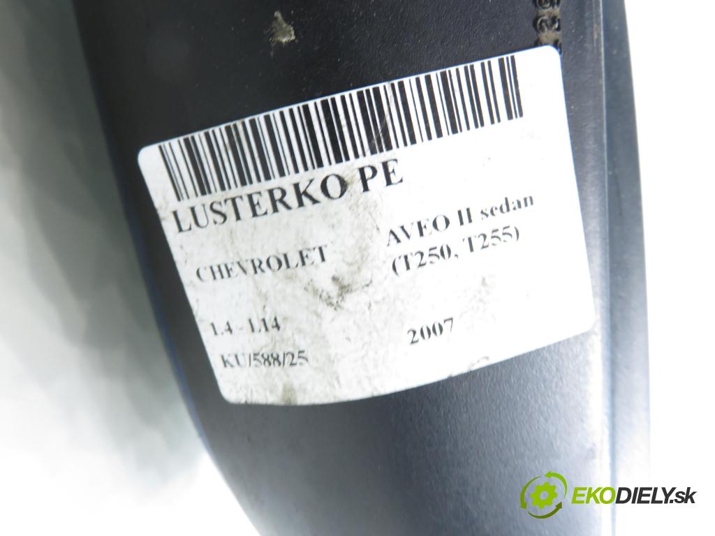 CHEVROLET AVEO sedan (T250, T255) SEDAN 2007 0,00 1.4 - L14 1399,00 Spätné zrkadlo