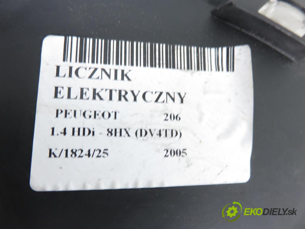 PEUGEOT 206 liftback (2A/C) HB 2005 51,00 1.4 HDi - 8HX (DV4TD) 1398,00 Prístrojovka elektrický 9656696280