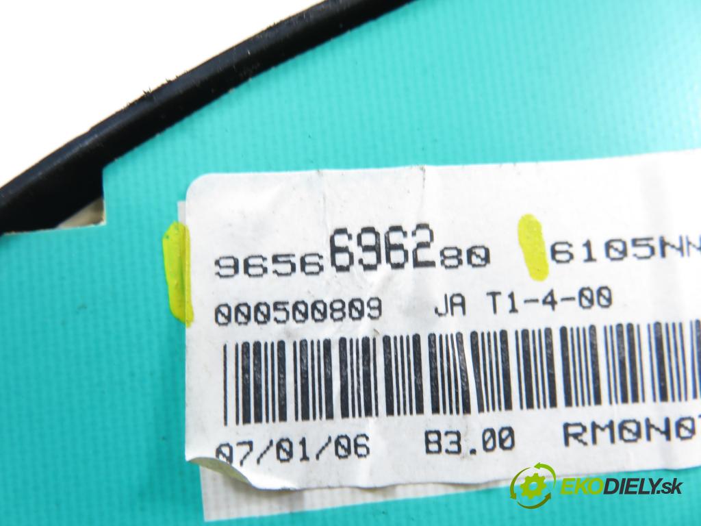 PEUGEOT 206 liftback (2A/C) HB 2005 51,00 1.4 HDi - 8HX (DV4TD) 1398,00 Prístrojovka elektrický 9656696280