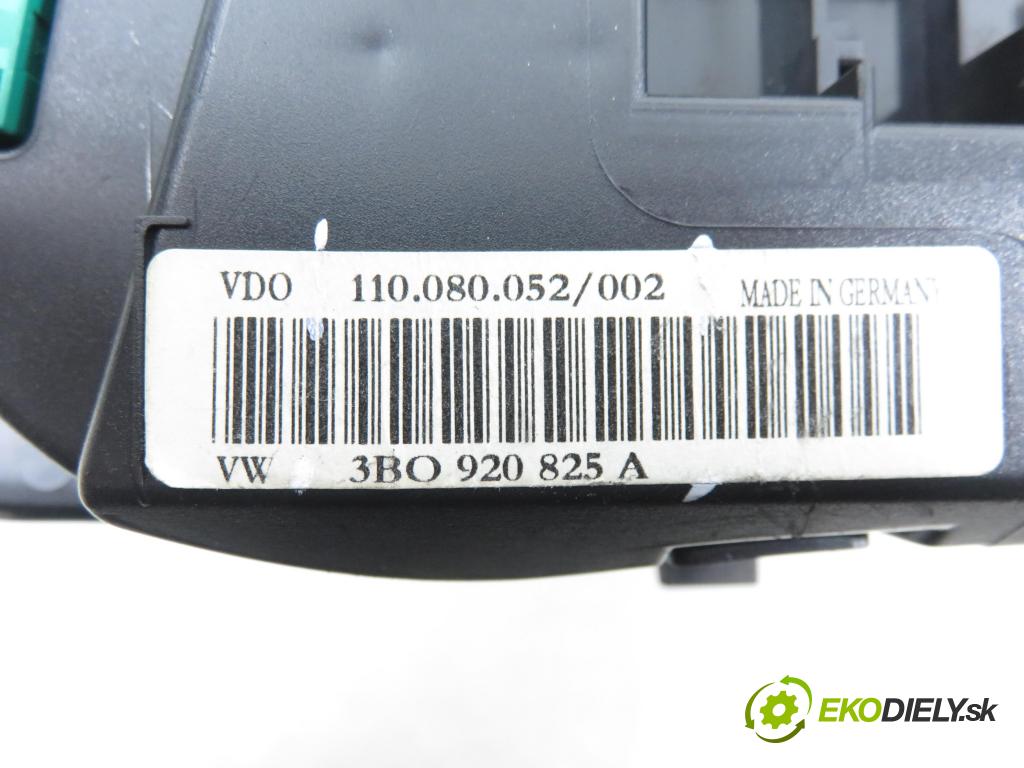 VW PASSAT B5.5 Variant (3B6) KOMBI 2001 74,00 1.9 TDI PD 101 - AVB 1896,00 Prístrojovka elektrický 3B0920825A ; 110080052002
