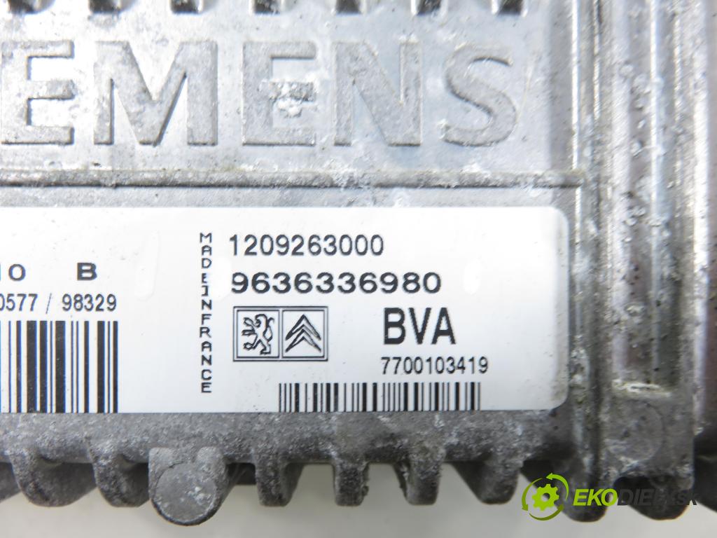 PEUGEOT 206 liftback (2A/C) HB 1999 55,00 1.4 i 75 -  KFX 1361,00 Riadiaca jednotka prevodovky 9636336980 ; S108518010B