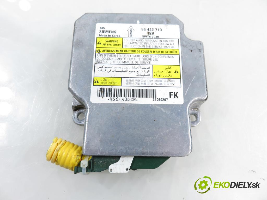 CHEVROLET AVEO sedan (T250, T255) SEDAN 2007 0,00 1.4 - L14 1399,00 MODUL air BAG 96442710