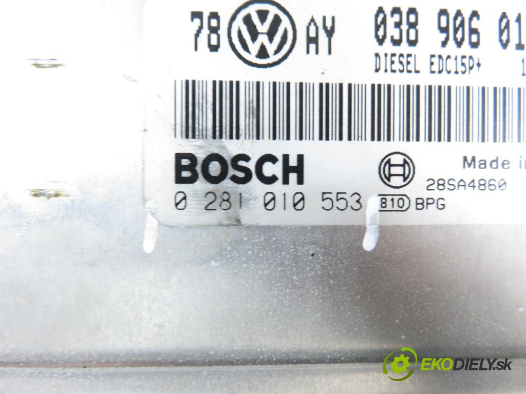 VW PASSAT B5.5 Variant (3B6) KOMBI 2001 74,00 1.9 TDI PD 101 - AVB 1896,00 Riadiaca jednotka Motor 038906019EB ; 0281010553