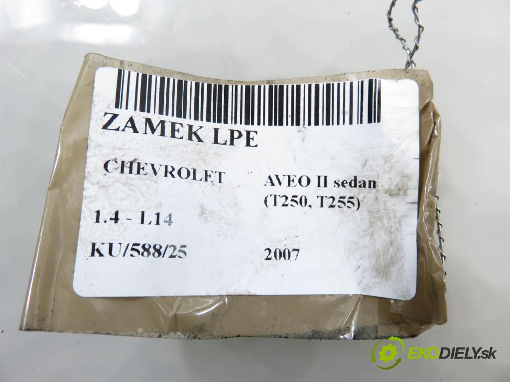 CHEVROLET AVEO sedan (T250, T255) SEDAN 2007 0,00 1.4 - L14 1399,00 zámok 