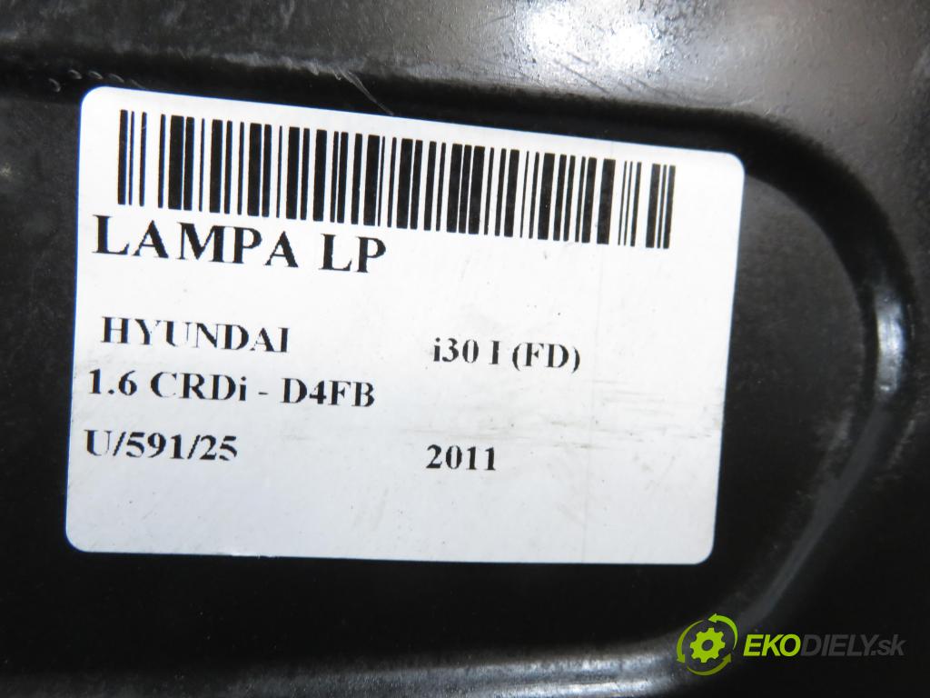 HYUNDAI i30 (FD) HB 2011 85,00 1.6 CRDi - D4FB 1582,00 Svetlo LP 921012R000