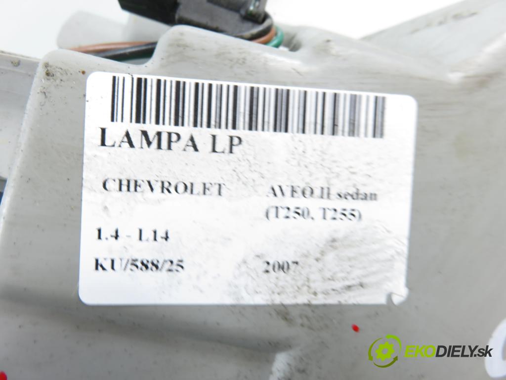 CHEVROLET AVEO sedan (T250, T255) SEDAN 2007 0,00 1.4 - L14 1399,00 světlo LP 