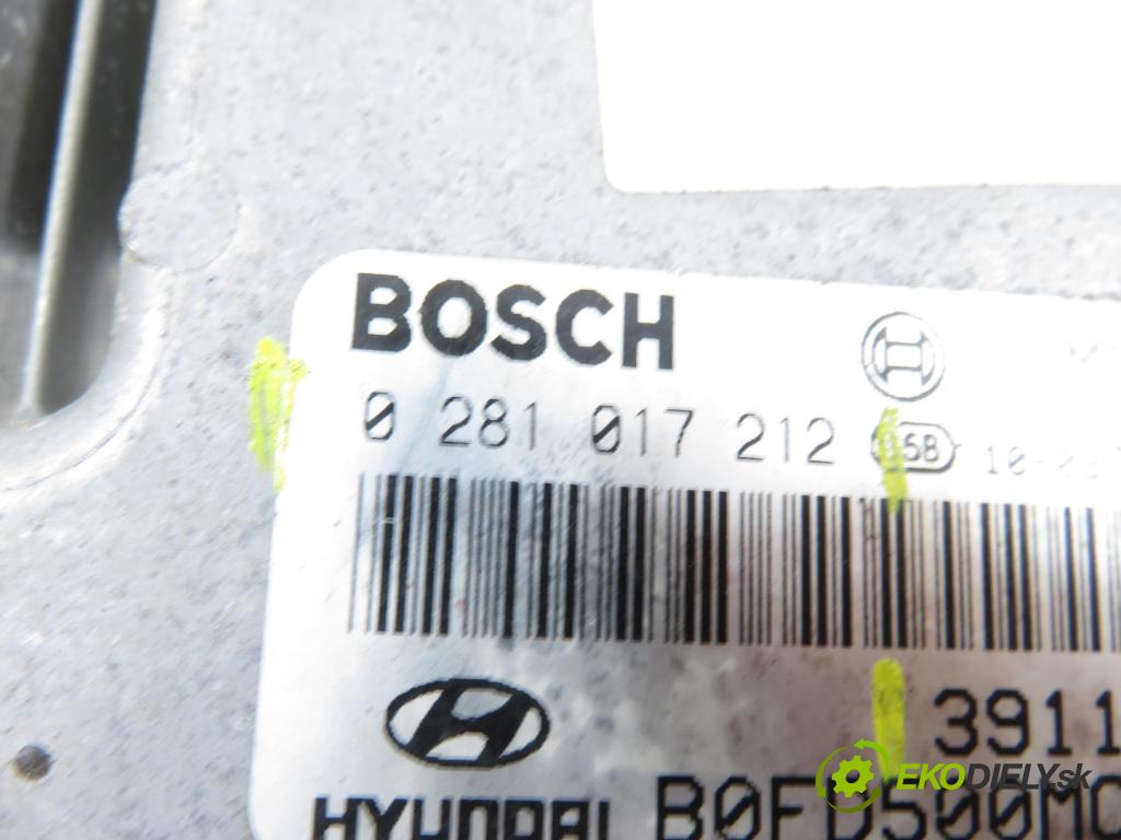 HYUNDAI i30 (FD) HB 2011 85,00 1.6 CRDi - D4FB 1582,00 Riadiaca jednotka Motor 391132A412 ; 0281017212