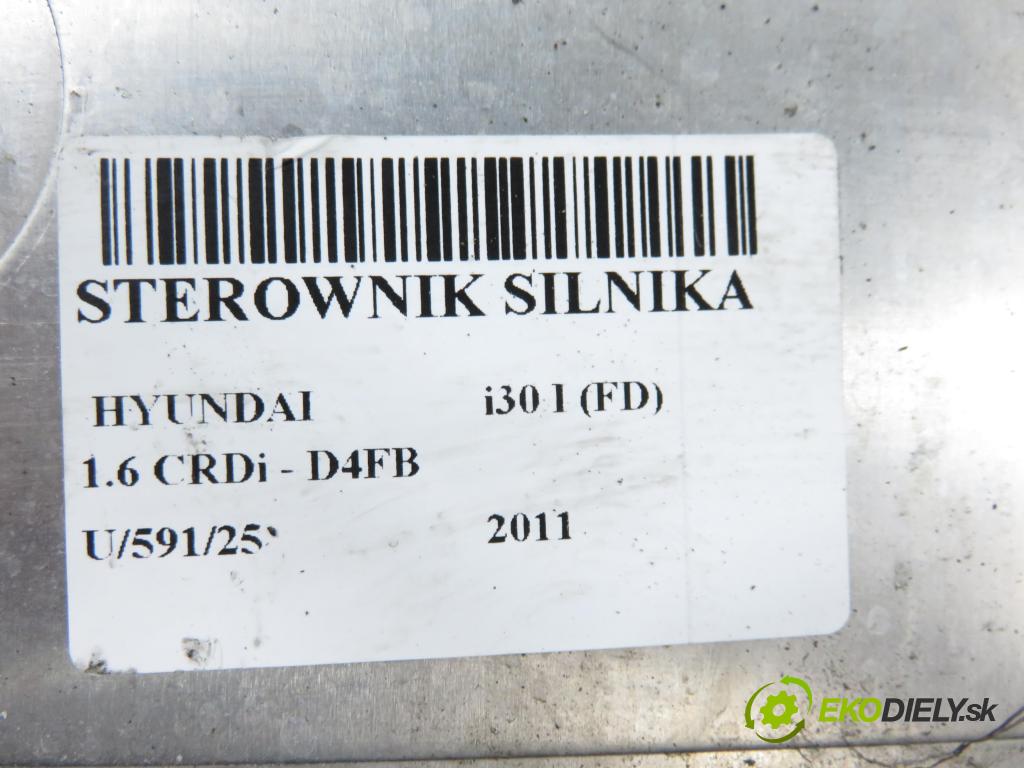 HYUNDAI i30 (FD) HB 2011 85,00 1.6 CRDi - D4FB 1582,00 Riadiaca jednotka Motor 391132A412 ; 0281017212