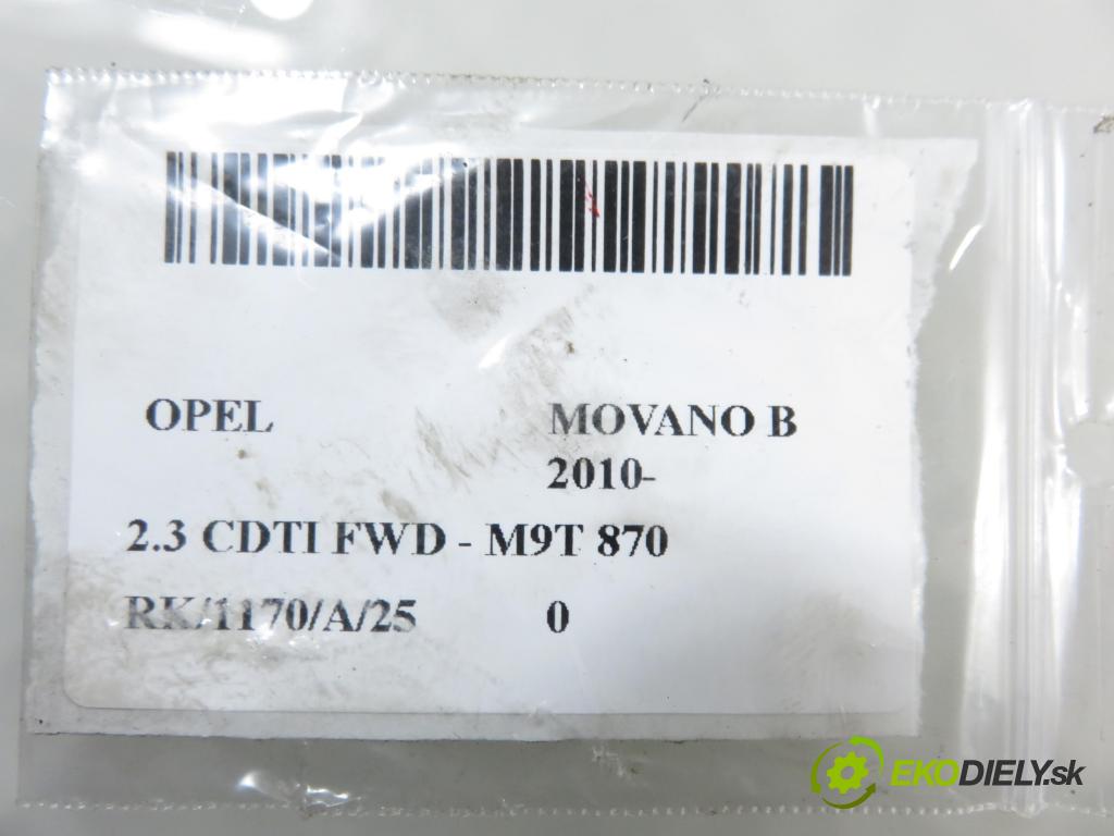 OPEL MOVANO B Platforma / podwozie (X62) FURGON 2014 81,00 2.3 CDTI FWD - M9T 870 2299,00 mechanismus oken PPE 128001031