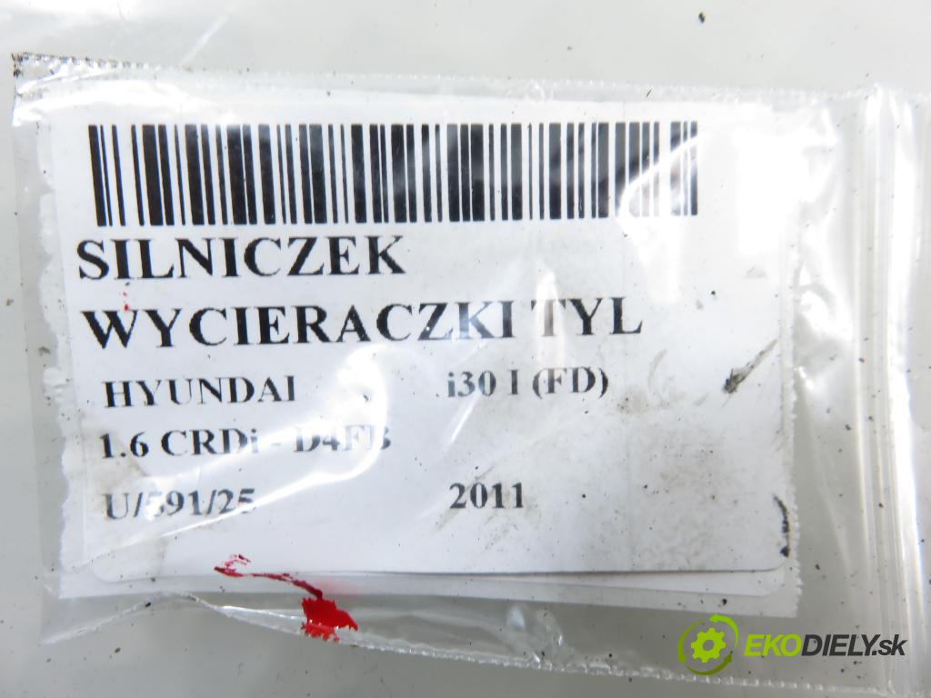 HYUNDAI i30 (FD) HB 2011 85,00 1.6 CRDi - D4FB 1582,00 Motorček stierače zadné 987002L000