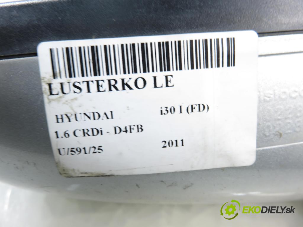 HYUNDAI i30 (FD) HB 2011 85,00 1.6 CRDi - D4FB 1582,00 Spätné zrkadlo LE 876102R100