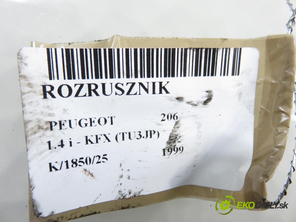 PEUGEOT 206 liftback (2A/C) HB 1999 55,00 1.4 i 75 -  KFX 1361,00 Štartér D6RA572 (Štartér)