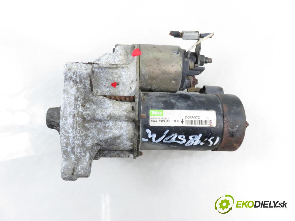PEUGEOT 206 liftback (2A/C) HB 1999 55,00 1.4 i 75 -  KFX 1361,00 Štartér D6RA572 (Štartér)