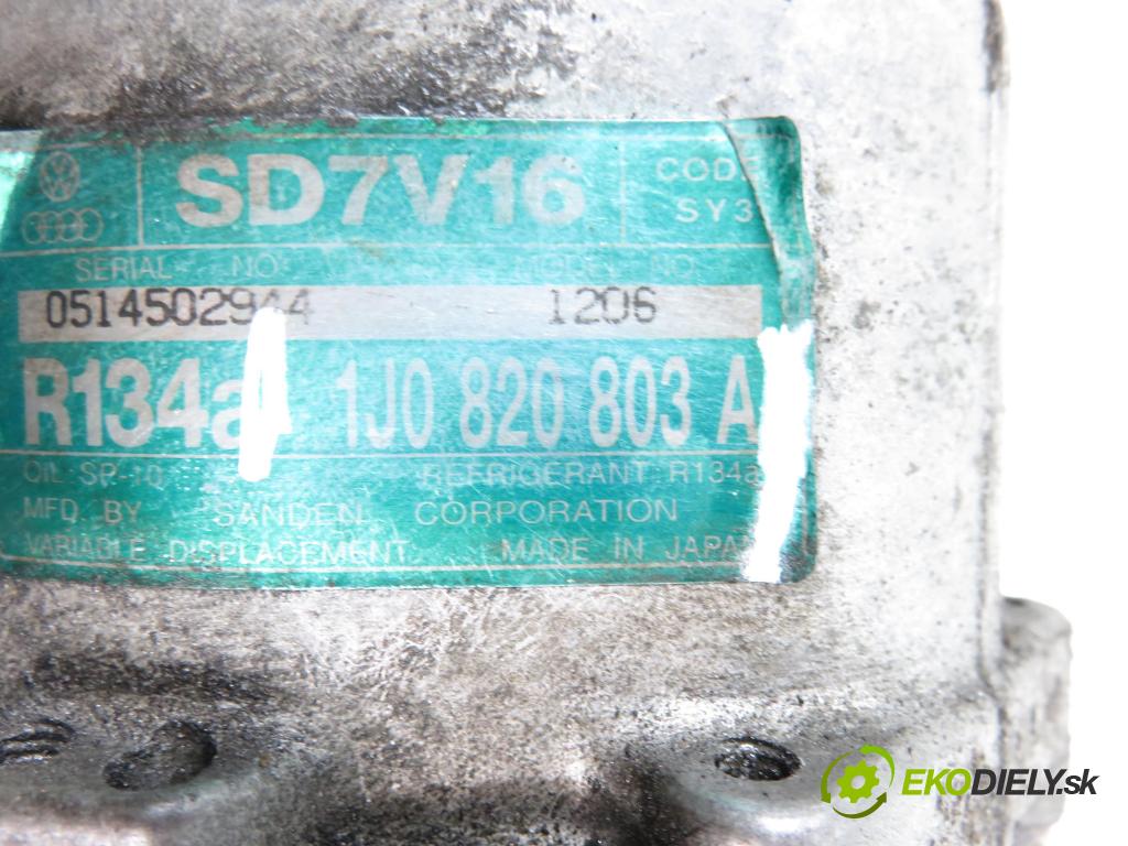 VW GOLF IV (1J1) HB 1999 66,00 1.9 TDI 90 - ALH 1896,00 KOMPRESOR: klimatizace 1J0820803A (Kompresor klimatizace)