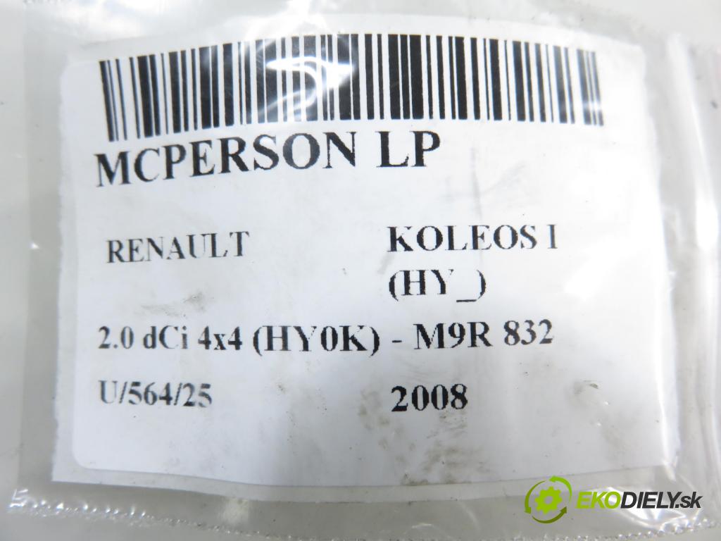 RENAULT KOLEOS I (HY_) SUV 2008 110,00 2.0 dCi 4x4 150 - M9R 832 1995,00 MCPERSON LP 423182JP