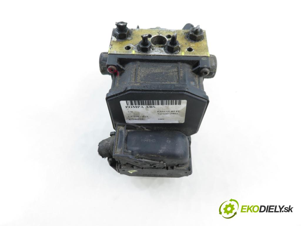 VW PASSAT B5.5 Variant (3B6) KOMBI 2001 96,00 1.9 TDI PD 130 - AVF 1896,00 Pumpa ABS 0265950055 ; 0265225124 ; 4B0614517G (Pumpa ABS)