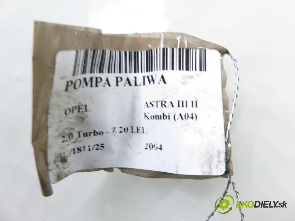 OPEL ASTRA H Kombi (A04) KOMBI 2004 125,00 2.0 Turbo - Z 20 LEL 1998,00 Pumpa paliva 0580314085 ; 13119408