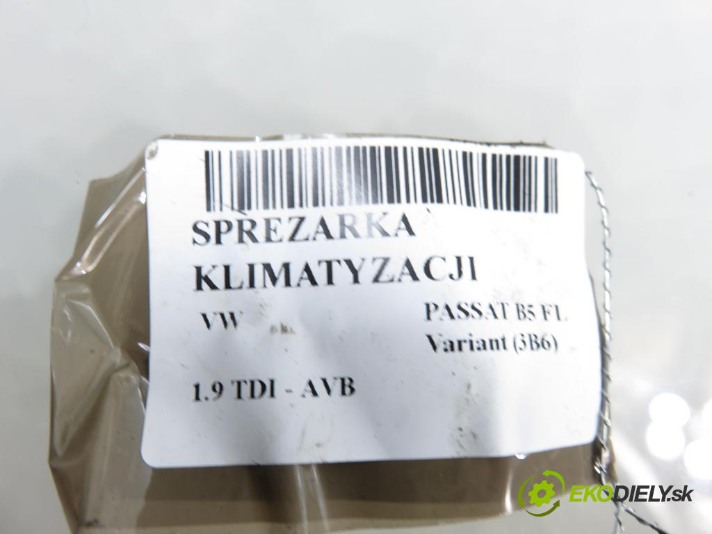 VW PASSAT B5.5 Variant (3B6) KOMBI 2001 74,00 1.9 TDI PD 101 - AVB 1896,00 KOMPRESOR: klimatizace 8D0260808 ; 447200963 (Kompresor klimatizace)