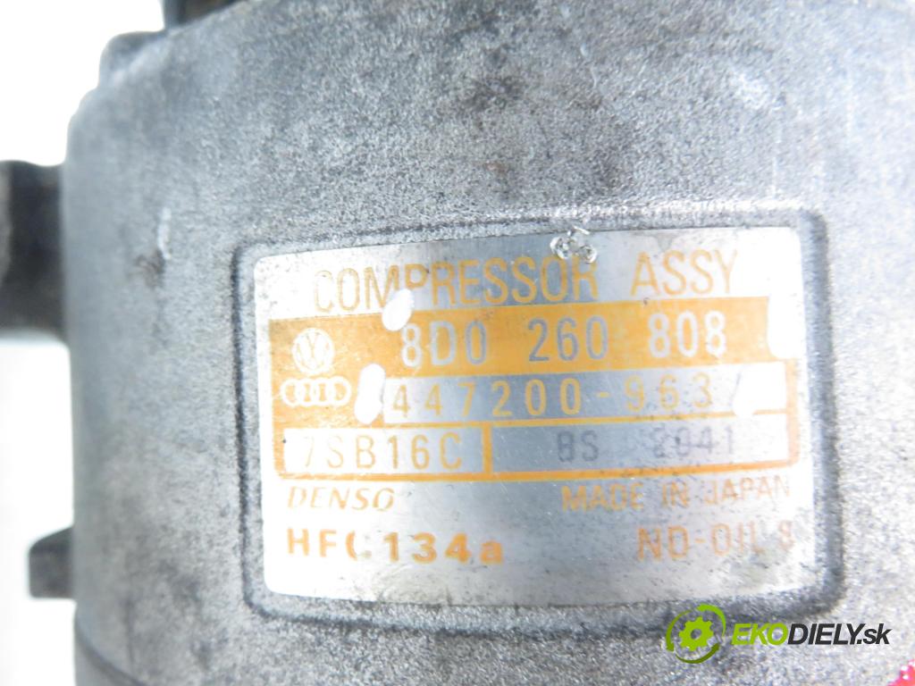 VW PASSAT B5.5 Variant (3B6) KOMBI 2001 74,00 1.9 TDI PD 101 - AVB 1896,00 KOMPRESOR: klimatizace 8D0260808 ; 447200963 (Kompresor klimatizace)