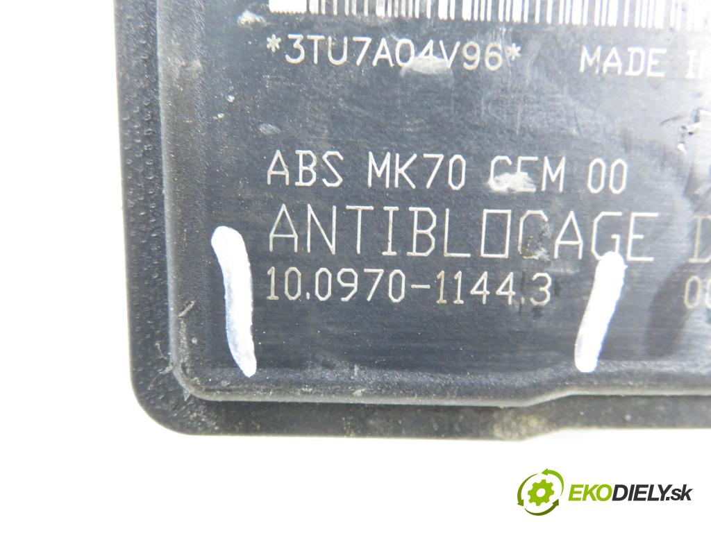 PEUGEOT 207 (WA_, WC_) HB 2007 54,00 1.4 - KFV (TU3A) 1360,00 Pumpa ABS 9662298480 ; 10020700924 ; 10097011443 (Pumpa ABS)