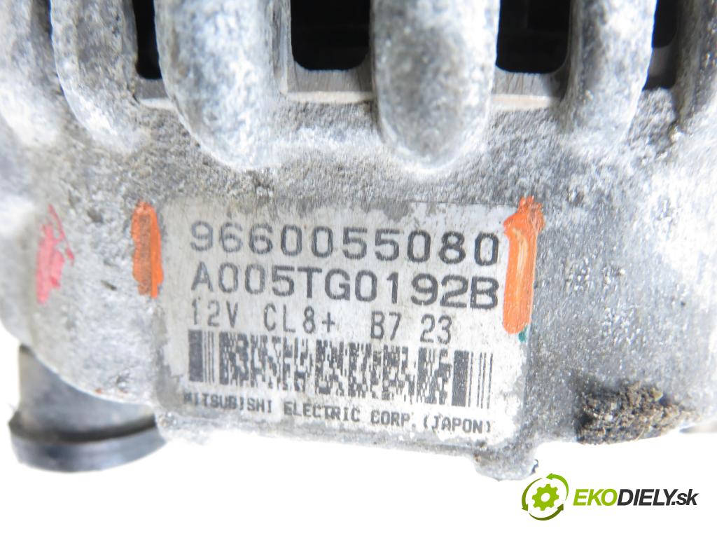 PEUGEOT 207 (WA_, WC_) HB 2007 54,00 1.4 - KFV (TU3A) 1360,00 Alternátor 9660055080 ; A005TG0192B (Alternátor)