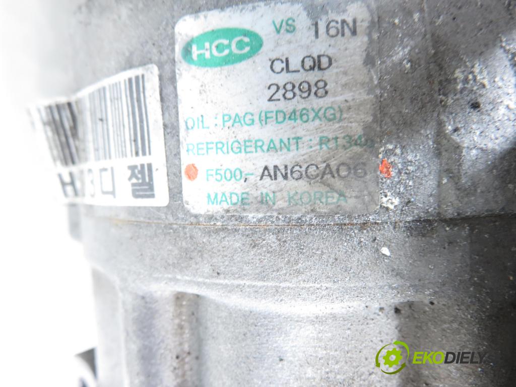 KIA CEE'D SW (ED) KOMBI 2008 66,00 1.6 CRDi 90 - D4FB-L 1582,00 KOMPRESOR: klimatizácie F500AN6CA06 (Kompresor klimatizácie)