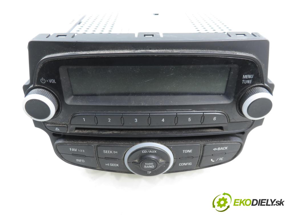 CHEVROLET spar HB 2013 50,00 1.0 S-TEC II 16V - B10D1 995,00 RADIO CD 95385058