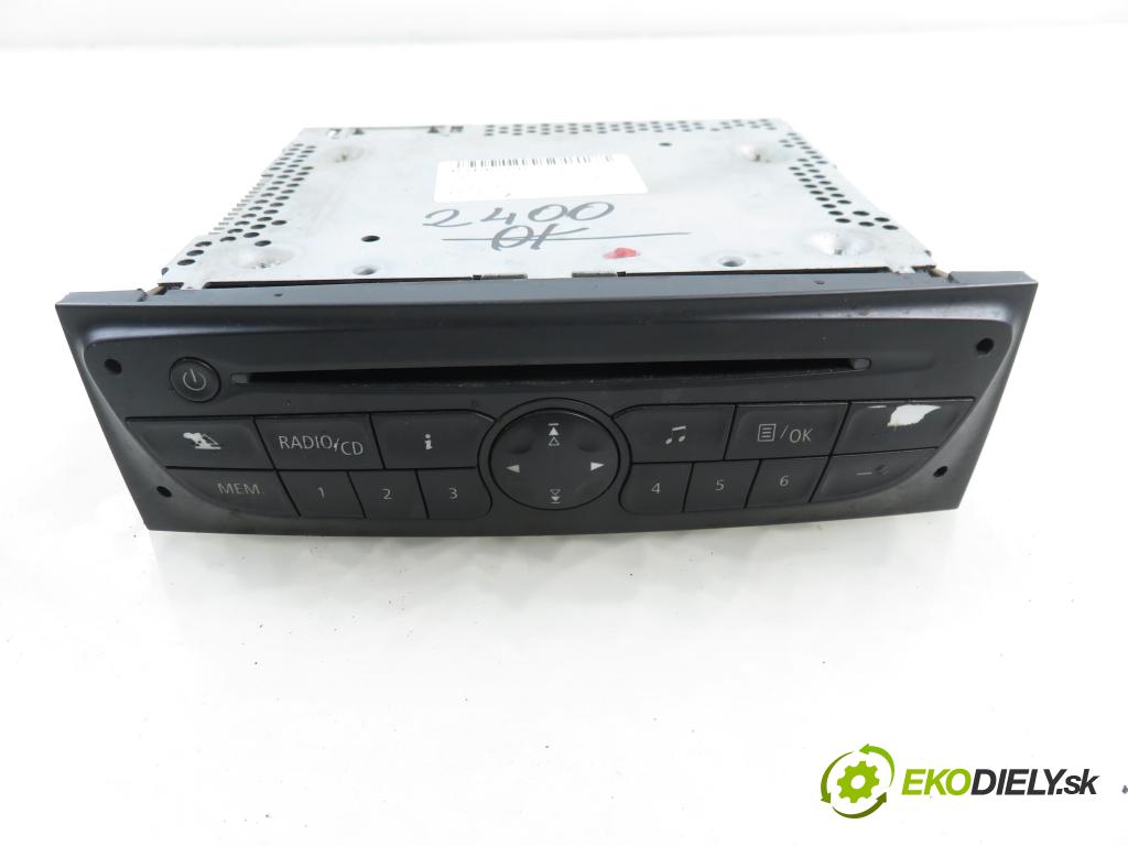 RENAULT CLIO III Grandtour (KR0/1_) KOMBI 2009 65,00 1.5 dCi - K9K 772 1461,00 RADIO CD 281150038R ; 281150038RT ; 281150038RA
