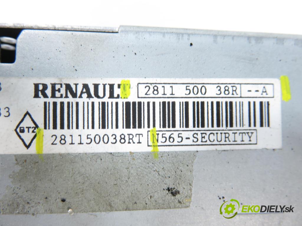 RENAULT CLIO III Grandtour (KR0/1_) KOMBI 2009 65,00 1.5 dCi - K9K 772 1461,00 RADIO CD 281150038R ; 281150038RT ; 281150038RA