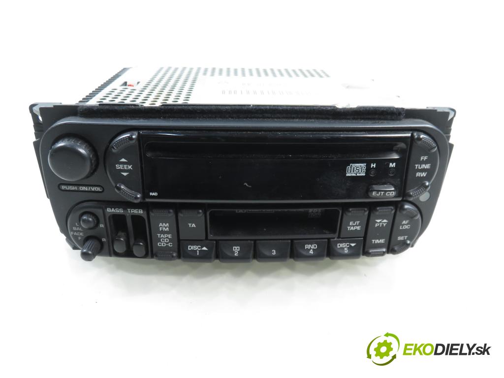CHRYSLER PT CRUISER (PT_) HB 2004 89,00 2.2 CRD 121 - EDJ 2148,00 RADIO CD Modul P05091601AE