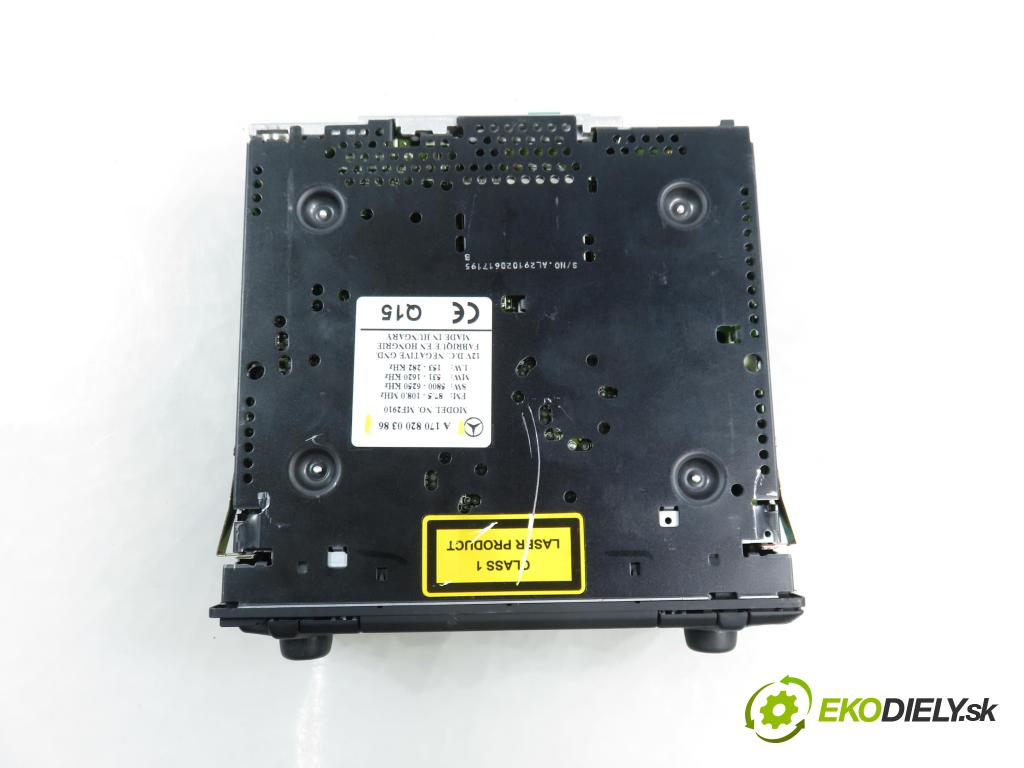 MERCEDES-BENZ KLASA A (W168) HB 2002 70,00 A 170 CDI 95 - OM 668.942 1689,00 RADIO A1708200386