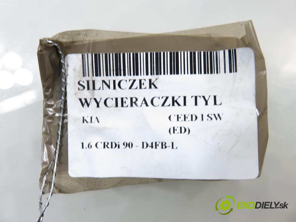 KIA CEE'D SW (ED) KOMBI 2008 66,00 1.6 CRDi 90 - D4FB-L 1582,00 Motorček stierače zadné 987001H500