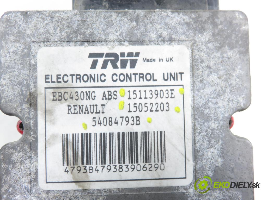 RENAULT TRAFIC II Skrzynia (FL) FURGON 2007 84,00 2.0 dCi 115 - M9R 780 1995,00 Pumpa ABS 54084793B ; 15113903E ; 15052203 (Pumpa ABS)