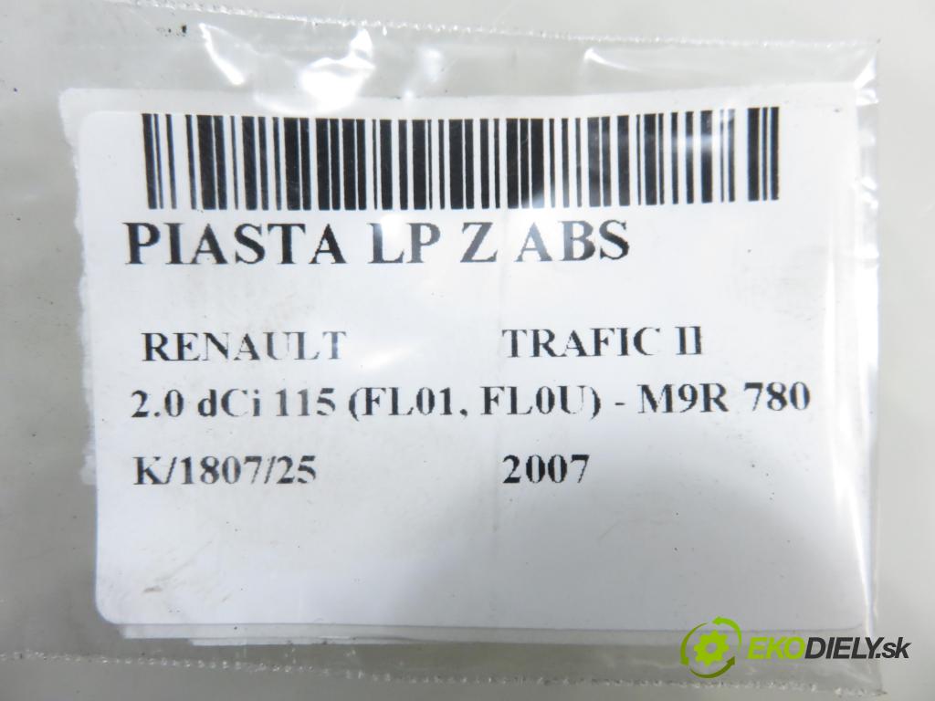 RENAULT TRAFIC II Skrzynia (FL) FURGON 2007 84,00 2.0 dCi 115 - M9R 780 1995,00 náboj LP ABS 