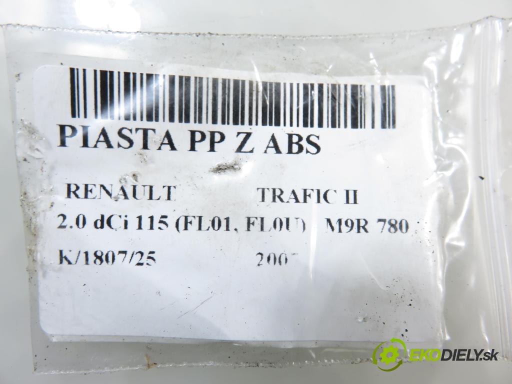 RENAULT TRAFIC II Skrzynia (FL) FURGON 2007 84,00 2.0 dCi 115 - M9R 780 1995,00 náboj PP ABS 