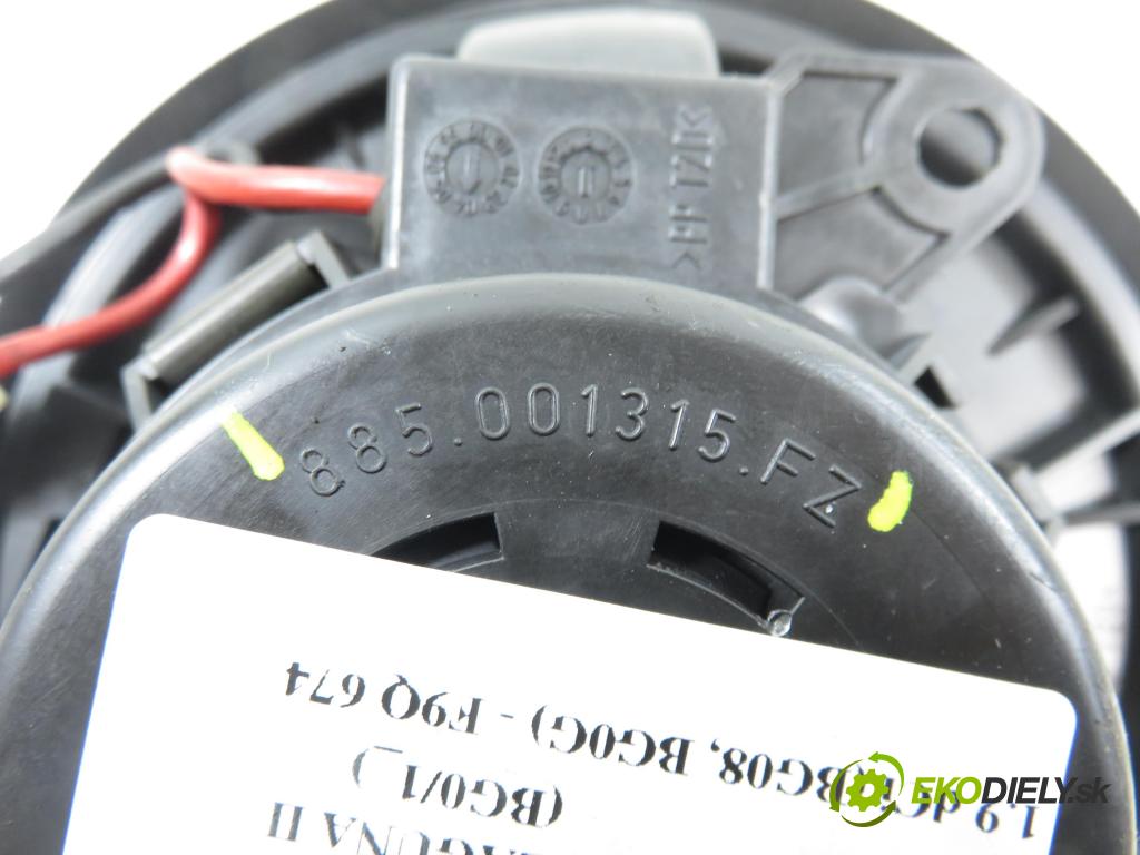RENAULT LAGUNA II (BG0/1_) LIFTBACK 2004 88,00 1.9 dCi (BG08, BG0G) - F9Q 674 1870,00 Ventilátor vetráku 885001314FZ ; 885001315FZ
