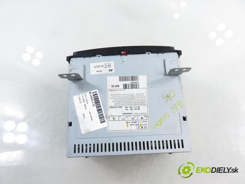 HYUNDAI i30 (FD) HB 2011 85,00 1.6 CRDi - D4FB 1582,00 RADIO CD 961602L200
