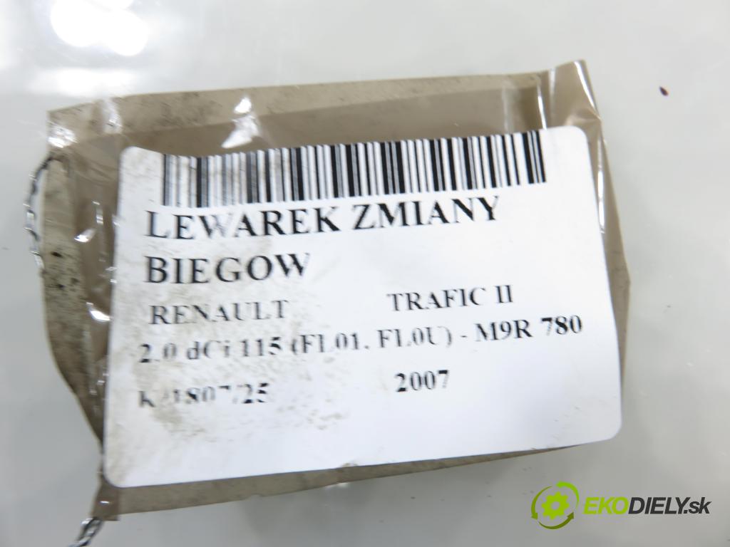RENAULT TRAFIC II Skrzynia (FL) FURGON 2007 84,00 2.0 dCi 115 - M9R 780 1995,00 ZVEDÁK: 