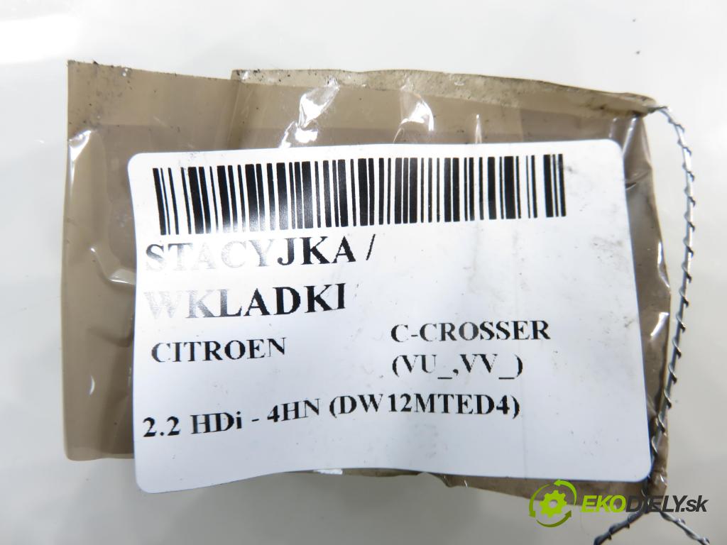 CITROEN C-CROSSER (EP_) SUV 2008 115,00 2.2 HDi 160 - 4HN (DW12MTED4) 2179,00 spinačka / zámky SLM10 ; 8670A012
