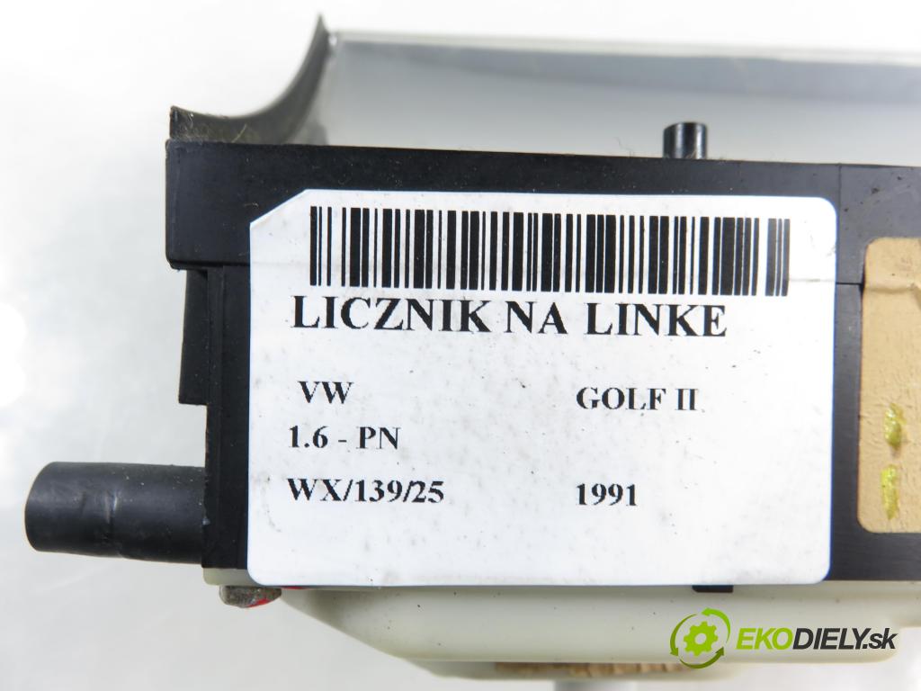 VW GOLF II (19E, 1G1) HB 1991 51,00 1.6 - PN 1595,00 Prístrojovka na ODKAZ: 191919033MD ; 193919059A