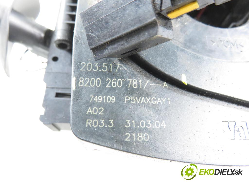RENAULT LAGUNA II (BG0/1_) LIFTBACK 2004 88,00 1.9 dCi (BG08, BG0G) - F9Q 674 1870,00 páčka/prepínač 8200012244 ; 8200260781A ; 34448501AX